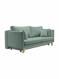 Bobochic Paris Canapé convertible vert 3 places Triplo, larg. 216 x prof. 105 cm -furniture Soldes Canape convertible vert 3 places Triplo 3