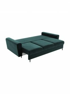 Canapé d'angle 3 places velours avec rangement Moghan, larg. 235 x prof. 100 cm -furniture Soldes Canape dangle 3 places velours avec rangement Moghan 11