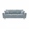 Canapé d'angle 3 places velours avec rangement Moghan, larg. 235 x prof. 100 cm