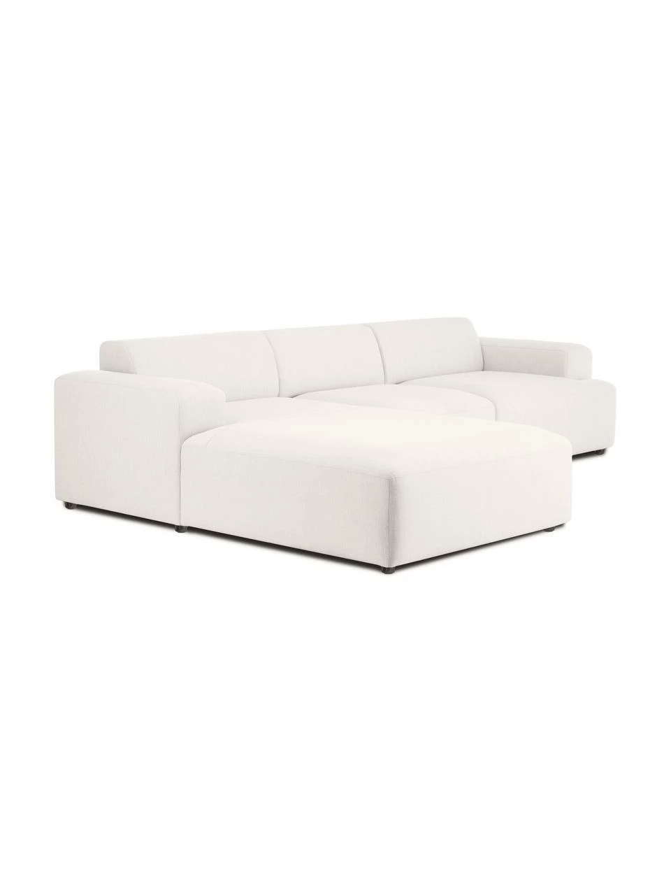 Westwing Collection Canapé d'angle 4 places couleur grège Melva, larg. 319 x prof. 196 cm, méridienne à gauche 4 Westwing Collection Canapé d'angle 4 places couleur grège Melva, larg. 319 x prof. 196 cm, méridienne à gauche – Image 4