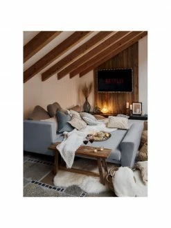 Canapé d'angle 4 places velours avec fonction lit et rangement Moghan, larg. 241 x prof. 145 cm, méridienne à gauche -furniture Soldes Canape dangle 4 places velours avec fonction lit et rangement Moghan 14