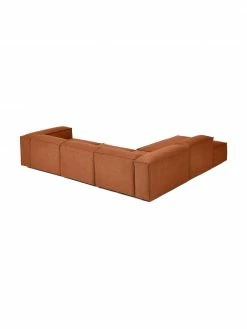 Westwing Collection Canapé d'angle XL modulable terracotta Lennon, larg. 329 x prof. 68 cm, méridienne à gauche -furniture Soldes Canape dangle XL modulable terracotta Lennon 5