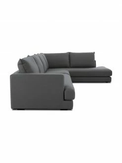 Westwing Collection Canapé d'angle XXL anthracite Tribeca, larg. 405 x prof. 228 cm, méridienne à droite 10 Westwing Collection Canapé d'angle XXL anthracite Tribeca, larg. 405 x prof. 228 cm, méridienne à droite -furniture Soldes Canape dangle XXL anthracite Tribeca 4