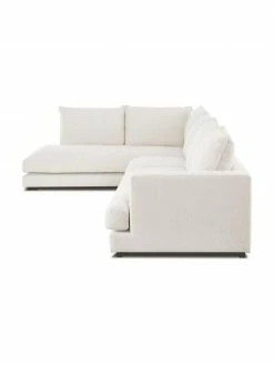 Westwing Collection Canapé d'angle XXL beige Tribeca, larg. 405 x prof. 228 cm, méridienne à gauche -furniture Soldes Canape dangle XXL beige Tribeca 4