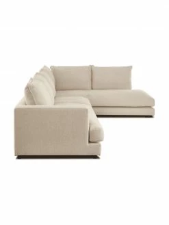 Westwing Collection Canapé d'angle XXL beige foncé Tribeca, larg. 405 x prof. 228 cm, méridienne à droite -furniture Soldes Canape dangle XXL beige fonce Tribeca 4