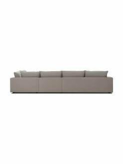 Westwing Collection Canapé d'angle XXL gris foncé Tribeca, larg. 405 x prof. 228 cm, méridienne à droite -furniture Soldes Canape dangle XXL gris fonce Tribeca 5
