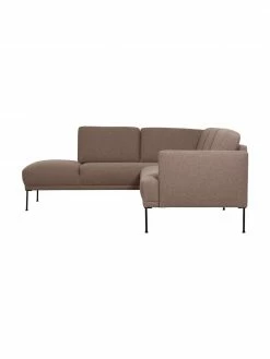 Westwing Collection Canapé d'angle brun avec pieds en métal Fluente, larg. 221 x prof. 200 cm, méridienne à gauche 9 Westwing Collection Canapé d'angle brun avec pieds en métal Fluente, larg. 221 x prof. 200 cm, méridienne à gauche -furniture Soldes Canape dangle brun avec pieds en metal Fluente 3