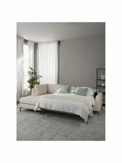 Westwing Collection Canapé d'angle convertible beige pieds en métal Luna, larg. 270 x prof. 184 cm, méridienne à gauche 8 Westwing Collection Canapé d'angle convertible beige pieds en métal Luna, larg. 270 x prof. 184 cm, méridienne à gauche -furniture Soldes Canape dangle convertible beige pieds en metal Luna 2