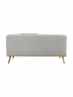 Westwing Collection Canapé d'angle gris clair Archie, larg. 264 x prof. 162 cm, méridienne à gauche -furniture Soldes Canape dangle gris clair Archie 5