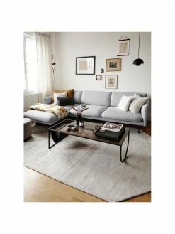 Westwing Collection Canapé d'angle gris clair Moby, larg. 280 x prof. 160 cm, méridienne à gauche 8 Westwing Collection Canapé d'angle gris clair Moby, larg. 280 x prof. 160 cm, méridienne à gauche -furniture Soldes Canape dangle gris clair Moby 2