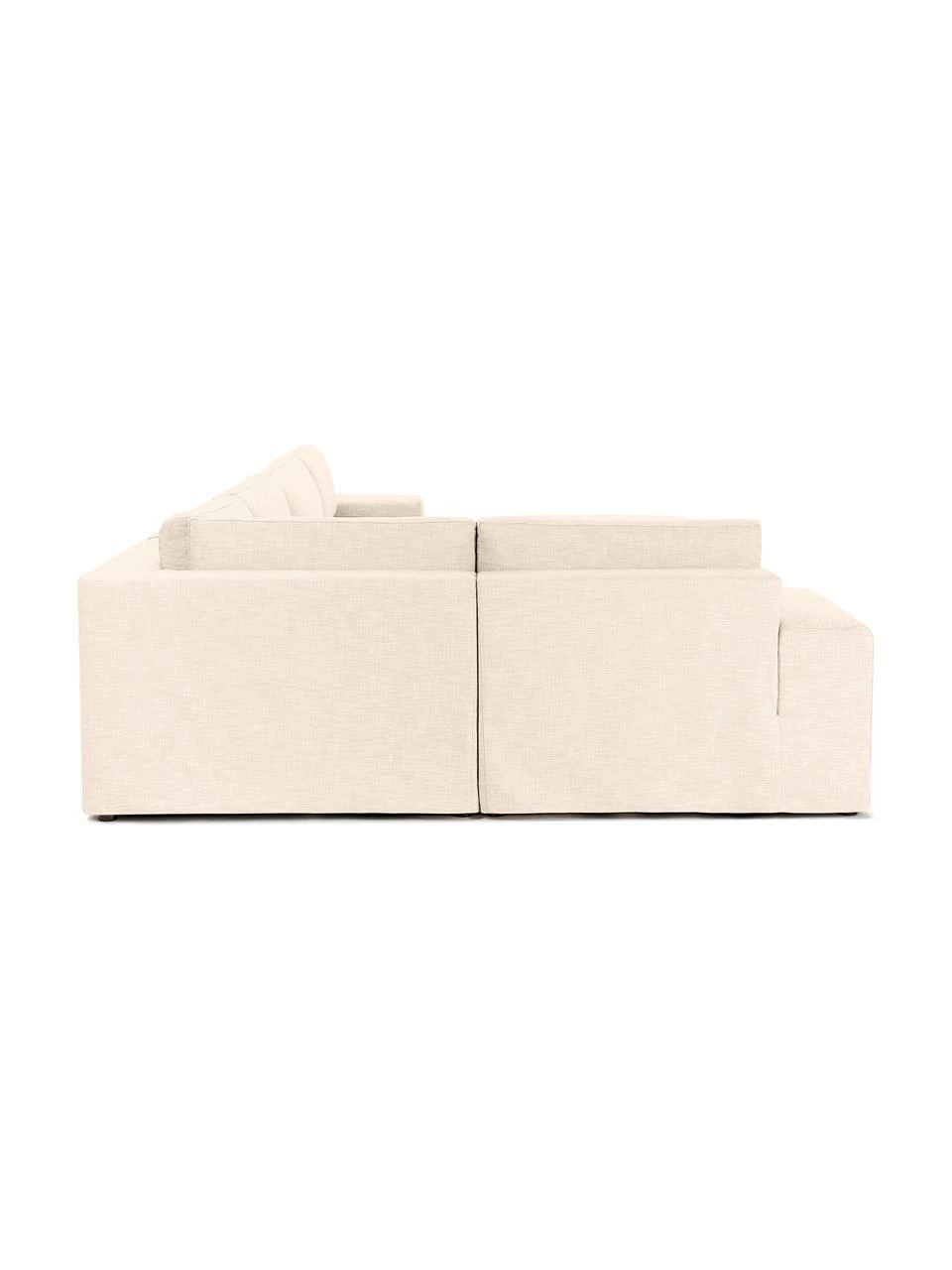 Westwing Collection Canapé d'angle modulaire beige Russell, larg. 412 x haut. 77 cm 5 Westwing Collection Canapé d'angle modulaire beige Russell, larg. 412 x haut. 77 cm – Image 5