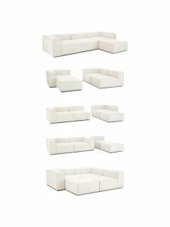 Westwing Collection Canapé d'angle modulaire dossier bas Lennon, larg. 327 x prof. 207 cm 11 Westwing Collection Canapé d'angle modulaire dossier bas Lennon, larg. 327 x prof. 207 cm -furniture Soldes Canape dangle modulaire dossier bas Lennon 5