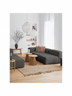 Westwing Collection Canapé d'angle modulaire gris anthracite Lennon, larg. 327 x prof. 207 cm -furniture Soldes Canape dangle modulaire gris anthracite Lennon 2