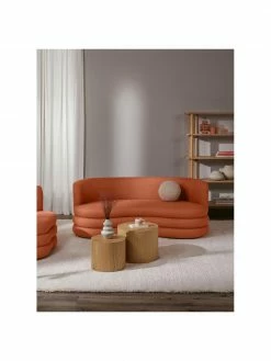 Westwing Collection Canapé design 3 places tissu bouclé rouge corail Solomon, larg. 193 x prof. 92 cm 9 Westwing Collection Canapé design 3 places tissu bouclé rouge corail Solomon, larg. 193 x prof. 92 cm -furniture Soldes Canape design 3 places tissu boucle rouge corail Solomon 3