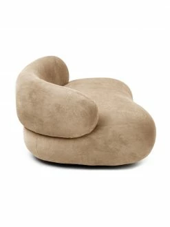 Westwing Collection Canapé haricot 2 places couleur sable Alba, larg. 185 x prof. 114 cm, dossier à gauche -furniture Soldes Canape haricot 2 places couleur sable Alba 5