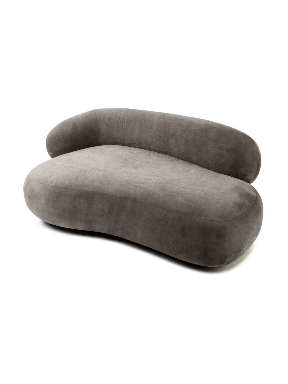 Westwing Collection Canapé haricot 2 places gris Alba, larg. 185 x prof. 114 cm, dossier à gauche 4 Westwing Collection Canapé haricot 2 places gris Alba, larg. 185 x prof. 114 cm, dossier à gauche – Image 4