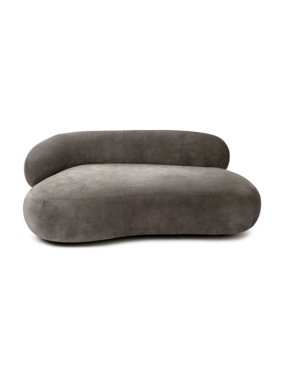 Westwing Collection Canapé haricot 2 places gris Alba, larg. 185 x prof. 114 cm, dossier à gauche 1 Westwing Collection Canapé haricot 2 places gris Alba, larg. 185 x prof. 114 cm, dossier à gauche