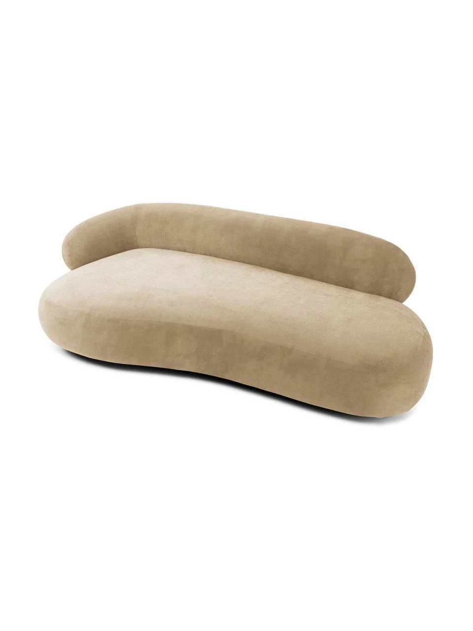 Westwing Collection Canapé haricot 3 places couleur sable Alba, larg. 235 x prof. 114 cm, dossier à gauche 5 Westwing Collection Canapé haricot 3 places couleur sable Alba, larg. 235 x prof. 114 cm, dossier à gauche – Image 5