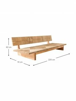 HKliving Canapé lounge en tissage lampacanay Porch, larg. 220 x prof. 91 cm 8 HKliving Canapé lounge en tissage lampacanay Porch, larg. 220 x prof. 91 cm -furniture Soldes Canape lounge en tissage lampacanay Porch 2