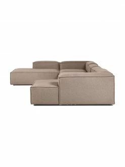 Westwing Collection Canap&eacute; lounge modulable brun Lennon, larg. 418 x prof. 68 cm, méridienne à gauche -furniture Soldes Canape lounge modulable brun Lennon 4