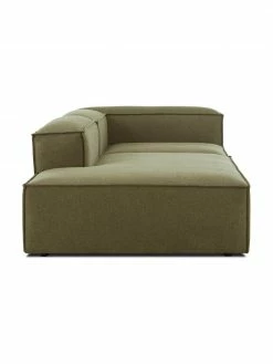 Westwing Collection Canapé méridienne modulaire vert Lennon, larg. 269 x prof. 119 cm, dossier à droite -furniture Soldes Canape meridienne modulaire vert Lennon 5