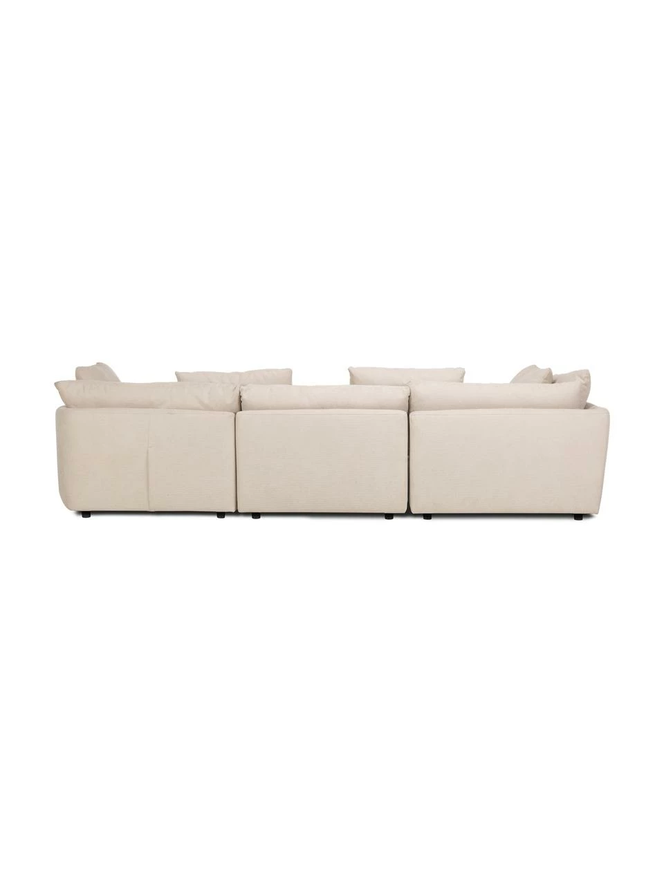 Westwing Collection Canapé modulable 3 places beige avec tabouret de canapé Jasmin, larg. 300 x long. 84 cm 5 Westwing Collection Canapé modulable 3 places beige avec tabouret de canapé Jasmin, larg. 300 x long. 84 cm – Image 5