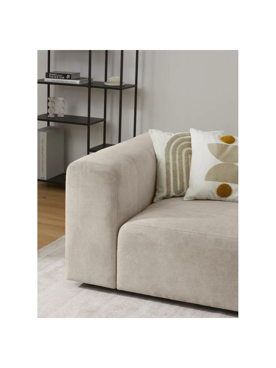 Westwing Collection Canapé modulable 4 places beige Lena, larg. 284 x prof. 106 cm 3 Westwing Collection Canapé modulable 4 places beige Lena, larg. 284 x prof. 106 cm – Image 3