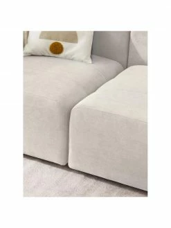 Westwing Collection Canapé modulable 4 places blanc crème Lena, larg. 284 x prof. 106 cm -furniture Soldes Canape modulable 4 places blanc creme Lena 3