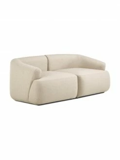 Westwing Collection Canapé modulaire 2 places beige foncé Sofia, larg. 192 x prof. 95 cm -furniture Soldes Canape modulaire 2 places beige fonce Sofia 5