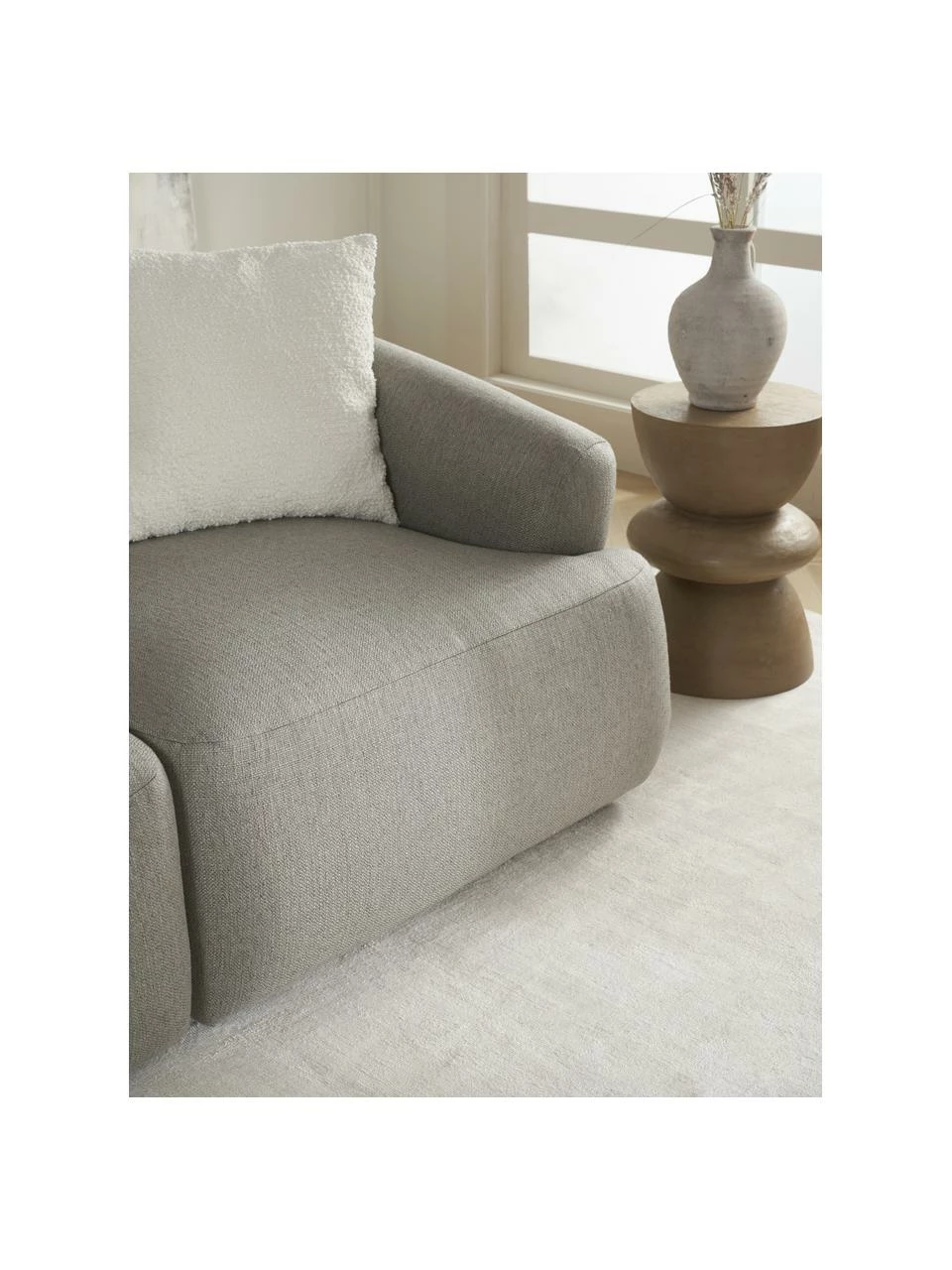 Westwing Collection Canapé modulaire 2 places gris Sofia, larg. 192 x prof. 95 cm 3 Westwing Collection Canapé modulaire 2 places gris Sofia, larg. 192 x prof. 95 cm – Image 3