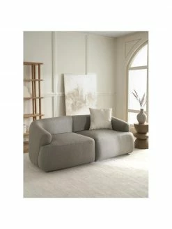 Westwing Collection Canapé modulaire 2 places gris Sofia, larg. 192 x prof. 95 cm 9 Westwing Collection Canapé modulaire 2 places gris Sofia, larg. 192 x prof. 95 cm -furniture Soldes Canape modulaire 2 places gris Sofia 3