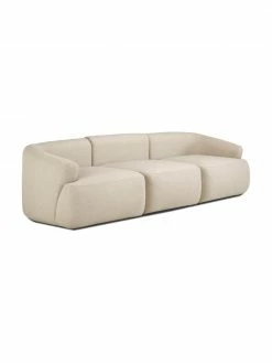 Westwing Collection Canapé modulaire 3 places beige foncé Sofia, larg. 278 x prof. 95 cm -furniture Soldes Canape modulaire 3 places beige fonce Sofia 4