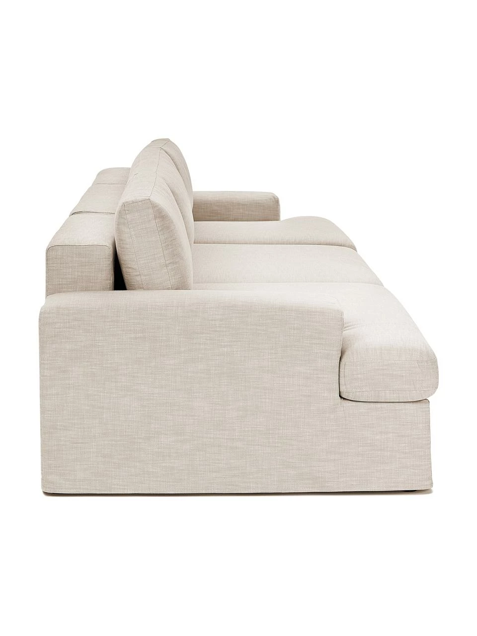 Westwing Collection Canapé modulaire 3 places taupe Russell, larg. 309 x haut. 77 cm 4 Westwing Collection Canapé modulaire 3 places taupe Russell, larg. 309 x haut. 77 cm – Image 4