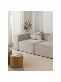 Westwing Collection Canapé modulaire 3 places velours côtelé beige Lennon, larg. 238 x prof. 119 cm 8 Westwing Collection Canapé modulaire 3 places velours côtelé beige Lennon, larg. 238 x prof. 119 cm -furniture Soldes Canape modulaire 3 places velours cotele beige Lennon 2