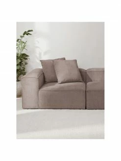 Westwing Collection Canapé modulaire 3 places velours côtelé brun Lennon, larg. 238 x prof. 119 cm 8 Westwing Collection Canapé modulaire 3 places velours côtelé brun Lennon, larg. 238 x prof. 119 cm -furniture Soldes Canape modulaire 3 places velours cotele brun Lennon 2