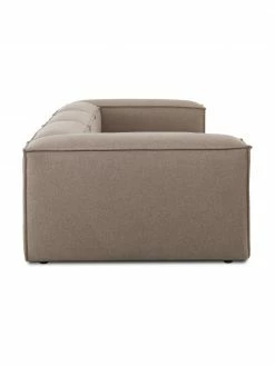 Westwing Collection Canapé modulaire 4 places tissu brun Lennon, larg. 327 x prof. 119 cm -furniture Soldes Canape modulaire 4 places tissu brun Lennon 5