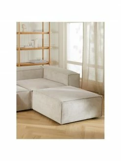 Westwing Collection Canapé modulaire 4 places velours côtelé beige avec pouf Lennon, larg. 327 x prof. 207 cm 8 Westwing Collection Canapé modulaire 4 places velours côtelé beige avec pouf Lennon, larg. 327 x prof. 207 cm -furniture Soldes Canape modulaire 4 places velours cotele beige avec pouf Lennon 2