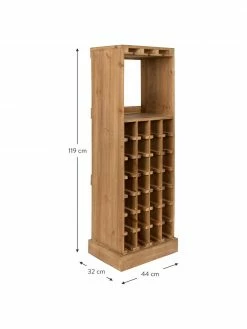 Dutchbone Casier à vin Claude, larg. 44 x haut. 119 cm -furniture Soldes Casier a vin Claude 2