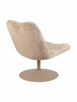 Zuiver Chaise lounge velours côtelé beige Bubba, larg. 67 x prof. 81 cm -furniture Soldes Chaise lounge velours cotele beige Bubba 5
