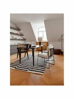 Westwing Collection Chaise rembourrée en métal Wayne, larg. 54 x prof. 58 cm -furniture Soldes Chaise rembourree en metal Wayne 3