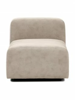 Westwing Collection Chauffeuse centrale beige Lena, larg. 76 x prof. 106 cm