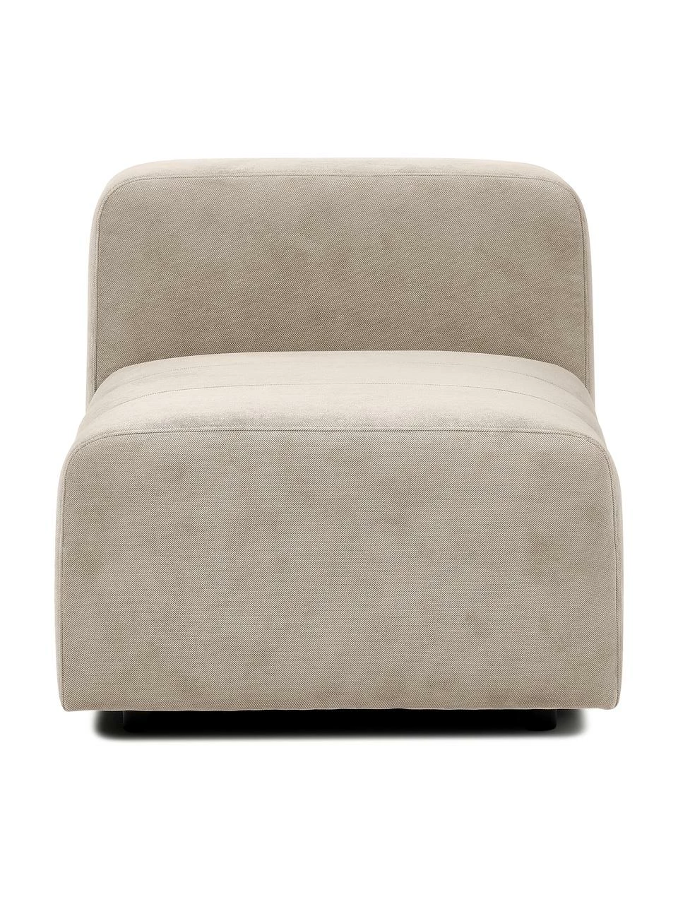 Westwing Collection Chauffeuse centrale beige Lena, larg. 76 x prof. 106 cm 1 Westwing Collection Chauffeuse centrale beige Lena, larg. 76 x prof. 106 cm