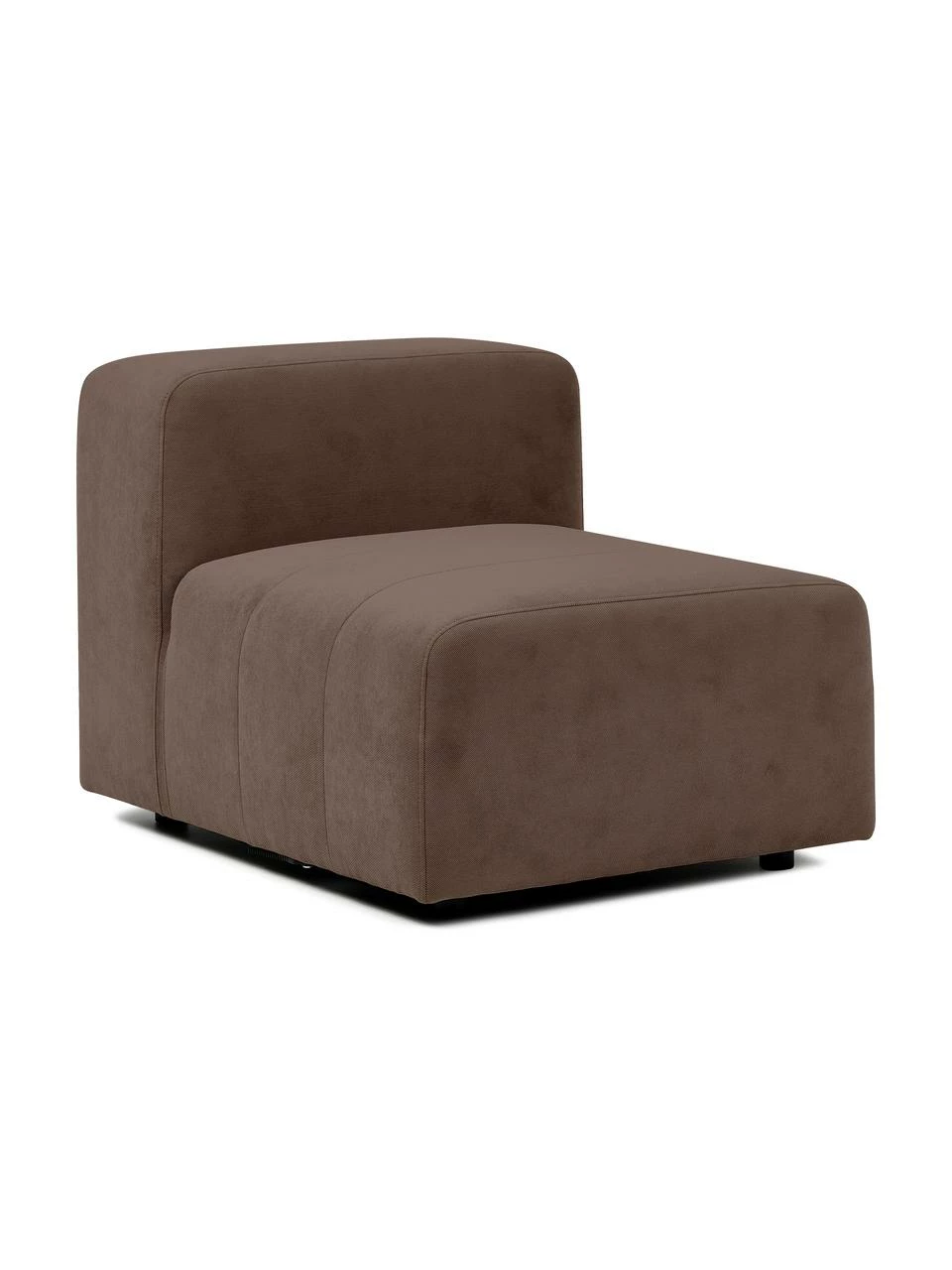 Westwing Collection Chauffeuse centrale brun foncé Lena, larg. 76 x prof. 106 cm 6 Westwing Collection Chauffeuse centrale brun foncé Lena, larg. 76 x prof. 106 cm – Image 6