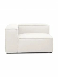 Westwing Collection Chauffeuse d'angle beige Lennon, larg. 119 x prof. 119 cm, méridienne à gauche