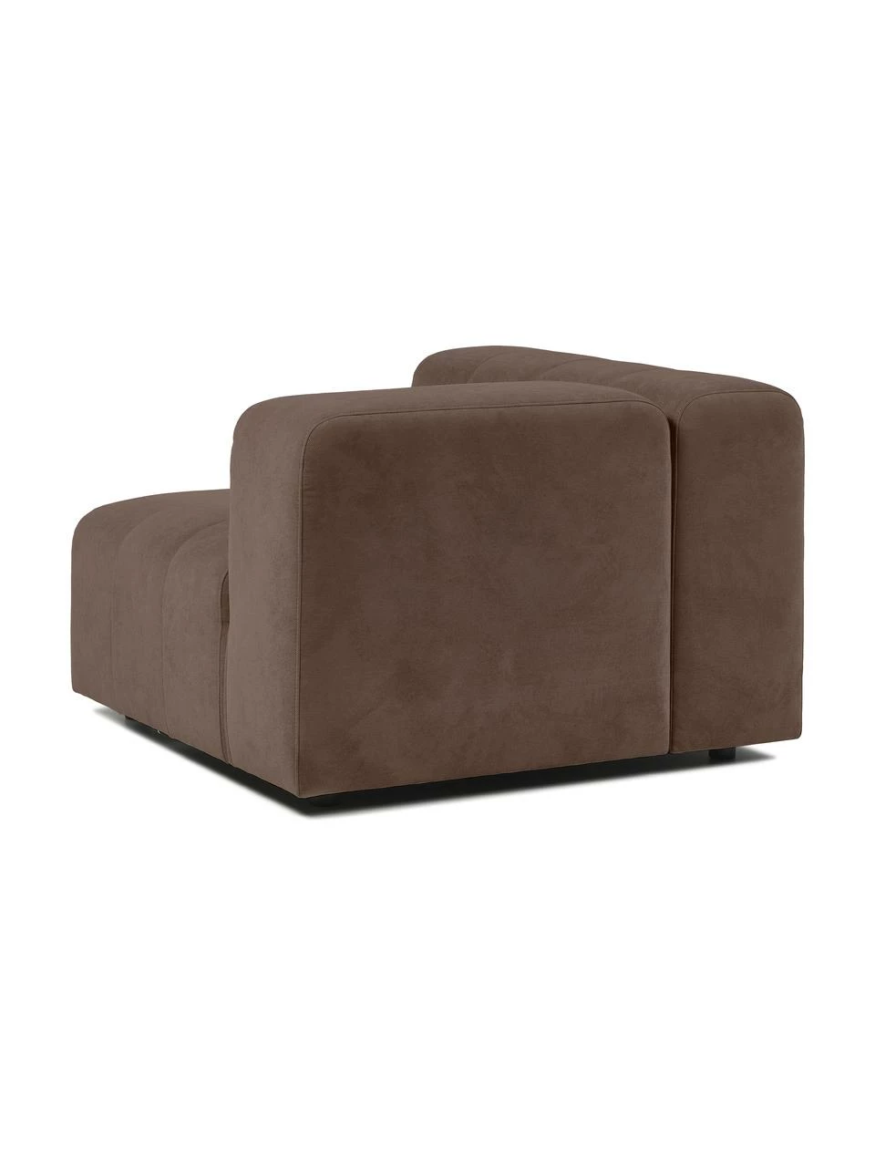 Westwing Collection Chauffeuse d'angle brun foncé Lena, larg. 105 x prof. 106 cm, méridienne gauche 6 Westwing Collection Chauffeuse d'angle brun foncé Lena, larg. 105 x prof. 106 cm, méridienne gauche – Image 6