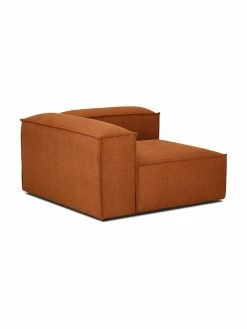 Westwing Collection Chauffeuse d'angle terracotta Lennon, larg. 119 x prof. 119 cm, méridienne à gauche -furniture Soldes Chauffeuse dangle terracotta Lennon 3