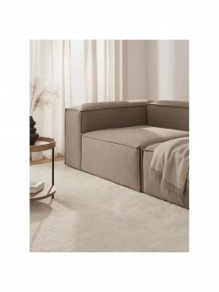 Westwing Collection Chauffeuse d'angle tissu brun Lennon, larg. 119 x prof. 119 cm, méridienne à gauche 9 Westwing Collection Chauffeuse d'angle tissu brun Lennon, larg. 119 x prof. 119 cm, méridienne à gauche -furniture Soldes Chauffeuse dangle tissu brun Lennon 3