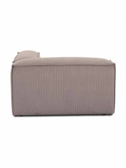 Westwing Collection Chauffeuse d'angle velours côtelé brun Lennon, larg. 119 x prof. 119 cm, méridienne à gauche -furniture Soldes Chauffeuse dangle velours cotele brun Lennon 4