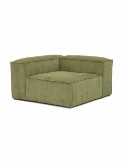 Westwing Collection Chauffeuse d'angle velours côtelé vert Lennon, larg. 119 x prof. 119 cm, méridienne à gauche 11 Westwing Collection Chauffeuse d'angle velours côtelé vert Lennon, larg. 119 x prof. 119 cm, méridienne à gauche -furniture Soldes Chauffeuse dangle velours cotele vert Lennon 5