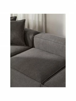 Westwing Collection Chauffeuse pour canapé modulaire anthracite Lennon, larg. 89 x prof. 119 cm 8 Westwing Collection Chauffeuse pour canapé modulaire anthracite Lennon, larg. 89 x prof. 119 cm -furniture Soldes Chauffeuse pour canape modulaire anthracite Lennon 2